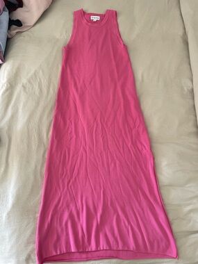 The Drop Womens Gabriela High Neck Cut-in A-line Side-Slit
Maxi Sweater Dress